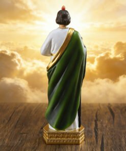 Alternative view of 8.6 Inch Sacred Heart Jesus Resin Statue – Hand-Painted Catholic Figurine